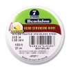 7 Strand Beadalon wire .015 DIA 100ft stringing wire Bright