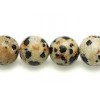 Semi-precious beads Dalmation jasper 8mm Round string