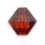 Indian Red 4mm Swarovski bicone beads