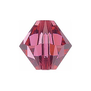 Indian Pink 4mm Swarovski Crystal Bicone Beads 5328 - PK 50Pcs