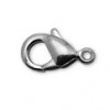 Lobster Clasp 12x6.5mm Silver Plated