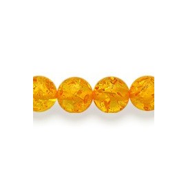 Amber beads 6mm Round String
