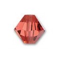 Padparadscha 4mm Swarovski crystal bicone beads