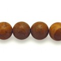 Wood Grain Stone Beads 8mm Round string semi-precious