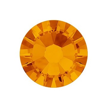 Tangerine ss12 Swarovski Hot-Fix Flatback Crystals 2038 Pack 50
