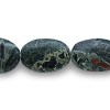 Camouflage Jasper flat oval semi precious beads 20x15x5mm