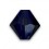 Dark Indigo 6mm Swarovski crystals bicone beads