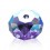 Tanzanite AB 8mm Swarovski Crystal beads 5040 pack