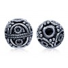 Silver Plated Bali Beads 13mm - Fancy Rope