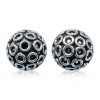 Bali Beads Silver Plated 14mm - Multi Dot