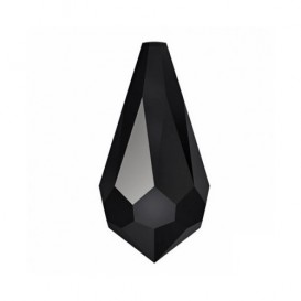 Jet Swarovski 6000 Drop Pendant 11 X 5.5mm