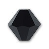 Jet 5mm Swarovski beads bicones 5328
