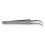 Precision tip curved tweezers 115x10mm