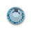 Aquamarine ss12 rhinestones non-hotfix Swarovski crystals