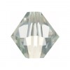 Crystal Silver Shade 4mm Swarovski Crystal Bicone Beads 5328 Pack 50