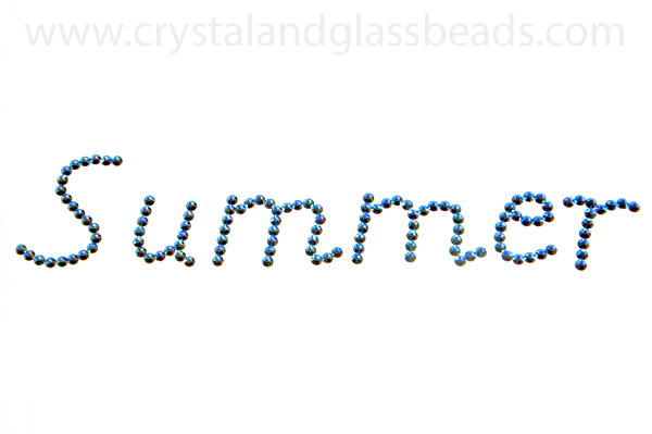 Crystallized word SUMMER Complete