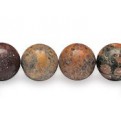 Leopard Skin Agate Semi-precious Gemstone Beads