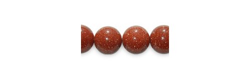Brown Goldstone Beads