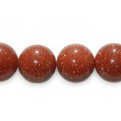 Brown Goldstone Semi-precious Gemstone Beads