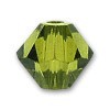 Olivine 4mm Swarovski bicone beads 5301