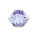 Light Tanzanite 4mm Swarovski bicone beads 5301