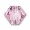 Light Amethyst 4mm Swarovski bicone beads 5301
