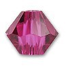 Fuchsia 4mm Swarovski bicone beads 5301