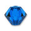 Capri Blue 4mm Swarovski bicone beads 5301