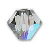 Black Diamond AB 4mm Swarovski bicone beads 5301