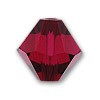 Ruby 6mm Swarovski bicone beads 5301