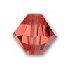 Padparadscha 6mm Swarovski bicone beads 5301