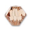 Light Colorado Topaz 6mm Swarovski bicone beads 5301