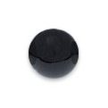 Black Onyx 6mm round bead single semi-precious gemstones