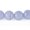 Blue Lace Agate 8mm round beads string semi-precious gemstones