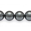 Haematite 8mm round beads string semi-precious gemstones