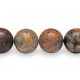 Leopard Skin Agate 8mm round beads string semi-precious gemstones