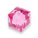 Rose 8mm Swarovski Cubes