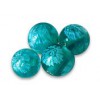 Millefiori Green Glass Round Beads Pack