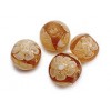 Millefiori Gold Glass Round Beads Pack
