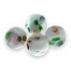 Millefiori 6mm White Glass Round Beads Pack