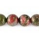 Unakite 8mm Round beads string semi-precious gemstones