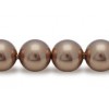 Bronze 6mm Swarovski Pearls