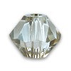 Crystal Satin 4mm Swarovski bicone beads