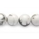Howlite 8mm round beads string semi-precious gemstones