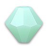 Mint Albaster 6mm Swarovski bicone beads