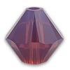 Cyclamen Opal 6mm Swarovski bicone beads