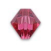 Indian Pink 4mm Swarovski bicone beads
