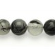 Black Rutilated Quartz beads 8mm Round string