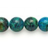 Chrysocolla beads 8mm round semi-precious string