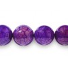 10mm Purple Dragon Vein Agate Beads Round string semi-precious